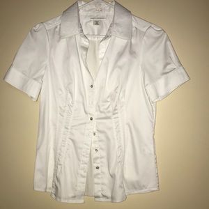 Banana Republic White Button Down